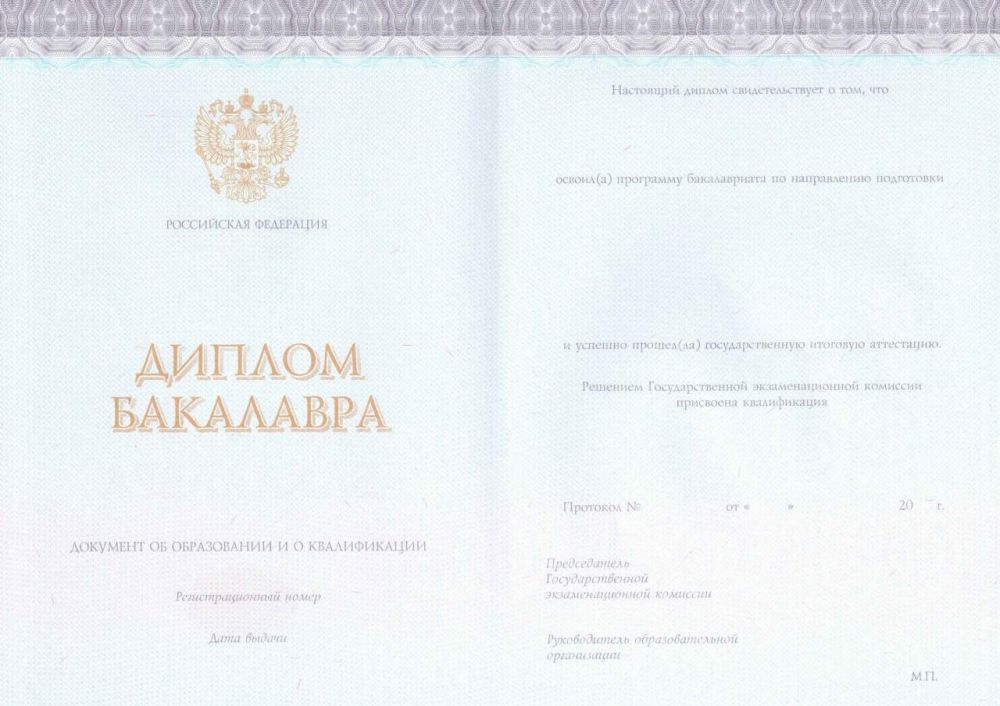Диплом бакалавра